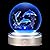 pinyan Dolphin Gift 3D Crystal Ball with LED Light Base Unique Figurine Lamps Laser Engraved Nightlight for Kids Gifts Dolphin Lovers Girlfriend Wife Mom Lovers Girls Boys Birthday Christmas