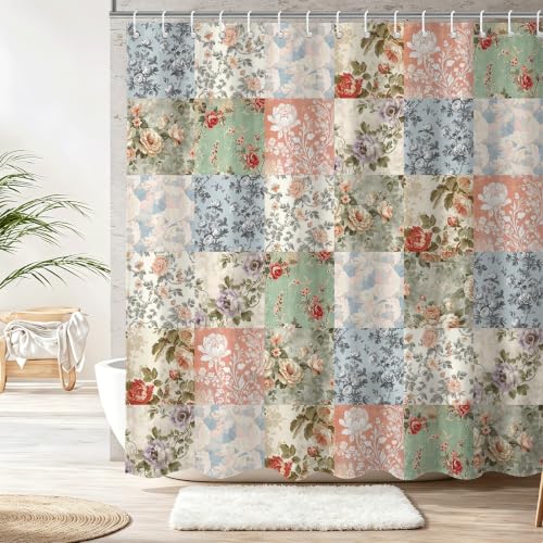 Shower Curtain, Boho Shower Curtain Vintage...