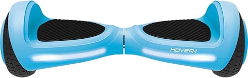 Hover-1 My First Hoverboard - Aeropatineta eléctrica de autoequilibrio para niños con velocidad máxima de 5 mph, motores duales de 150 W, neumáticos