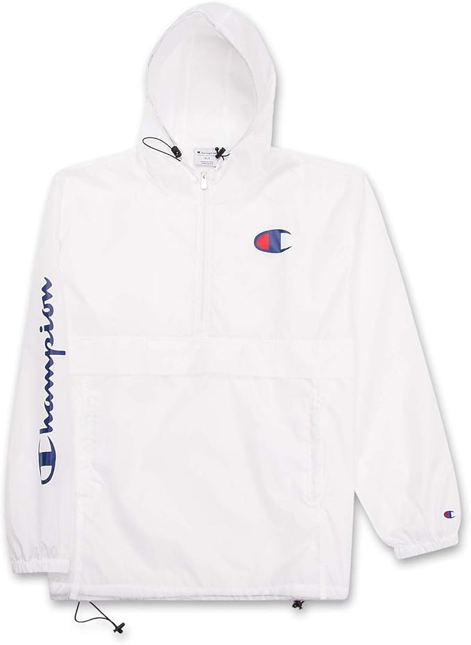 white champion rain jacket