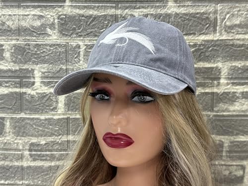 Image of Fishing Baseball Cap for Men Women, Adjustable Embroidered Fish Hat | Fishing Gear, Outdoor Adventure Design, Precision Embroidery Craft, One Size Adjustable Fit