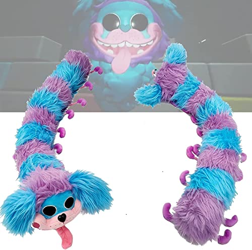 パグアピラーぬいぐるみポピープレイタイムキャタピラーぬいぐるみ、2022新しいぬいぐるみ、ゲームファンへのギフト、子供のための大人の柔らかいぬいぐるみ枕人形、漫画ぬいぐるみリアルなモンスターホラーぬいぐるみ人形