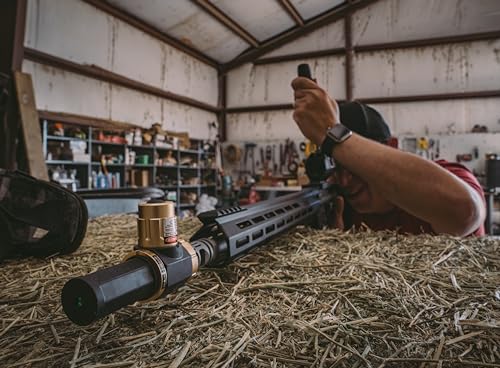 Professional Laser Bore Sighter with Magnetic Connection, Multiple Caliber Usage and Storage Case for Scope Mounting, Gunsmithing and Maintenance