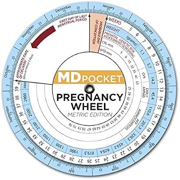 MDpocket Pregnancy Wheel - Metric Edition