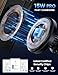 Lamicall for MagSafe Car Mount Charger - 15W Magnetic Wireless Car Charger Vent Dashboard, 360° Rotation Magnetic Phone Holder for Car Charging HandsFree for iPhone 17 16 15 Pro Max Air Plus