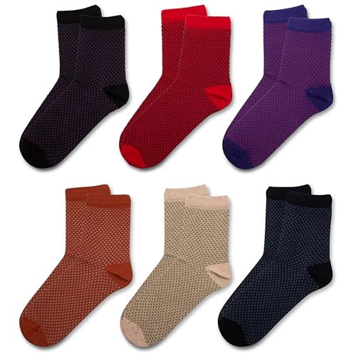 Chaussettes élégantes RAFRAY en boîte cadeau haut de gamme, le lot de 6 paires taille 36-40