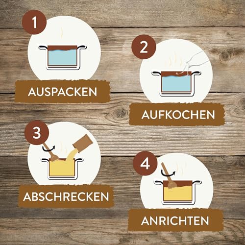 Pfanni Stampf Kartoffeln fast wie selbst gemacht für ein leckeres Kartoffelgericht mit 100% deutschen Kartoffeln 6x 183 g