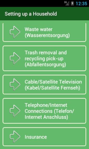 Setting up a Household