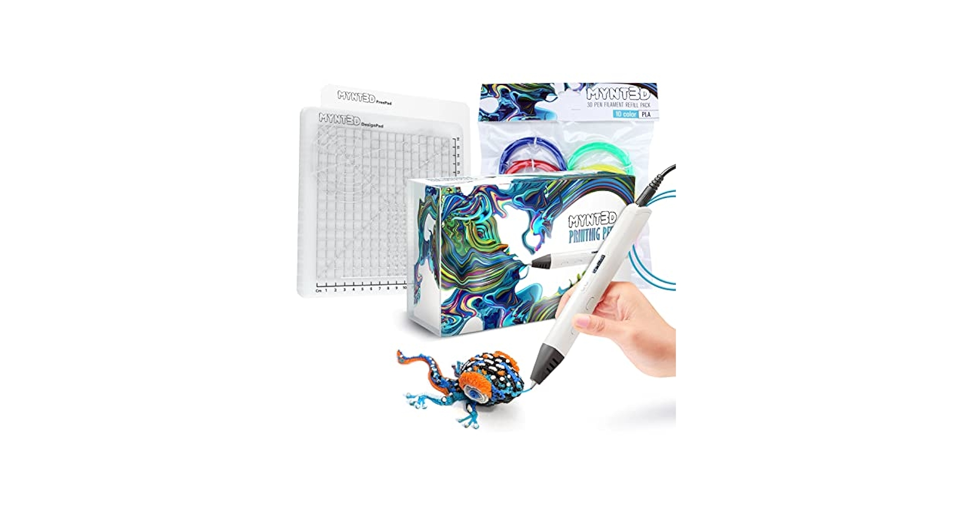 新品未使用 シュリンク付き MYNT3D Printing Pen Amazon.com: MYNT3D Professional Printing 3D Pen with OLED