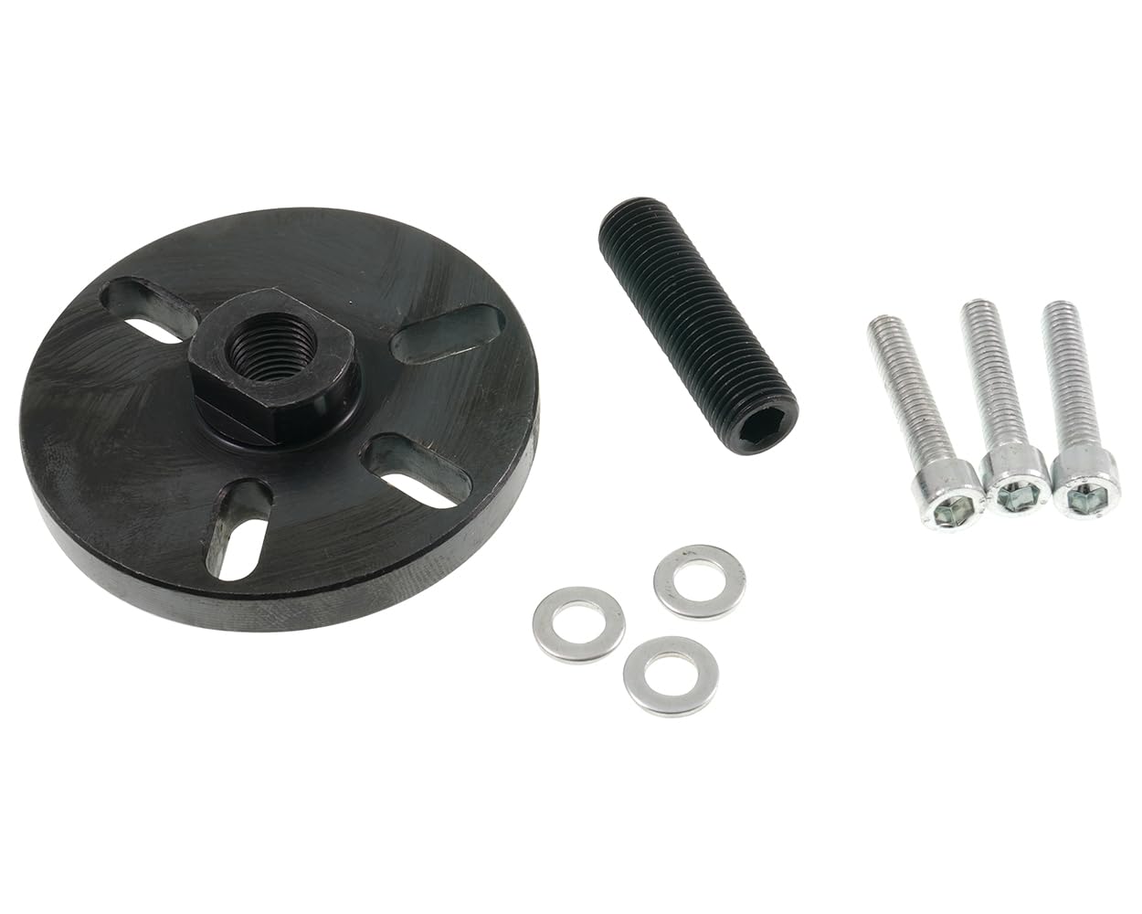 Estrattore universale per volano 2EXTREME a tre punti per rotore alternatore – Compatibile con motori a 2 tempi Minarelli, Morini, CPI e Aprilia/Suzuki, incluse viti M6, per scooter, ciclomotori, quad