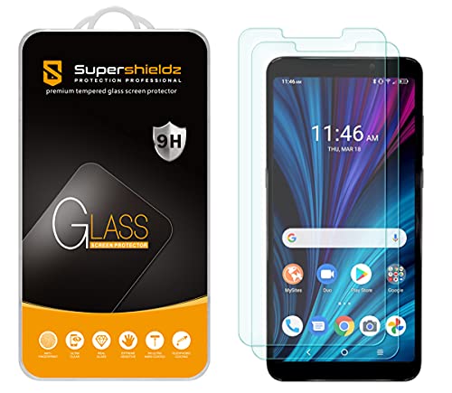 Supershieldz (2 Pack) Designed for Alcatel TCL A3X (A600DL) Tempered Glass Screen Protector, Anti Scratch, Bubble Free
