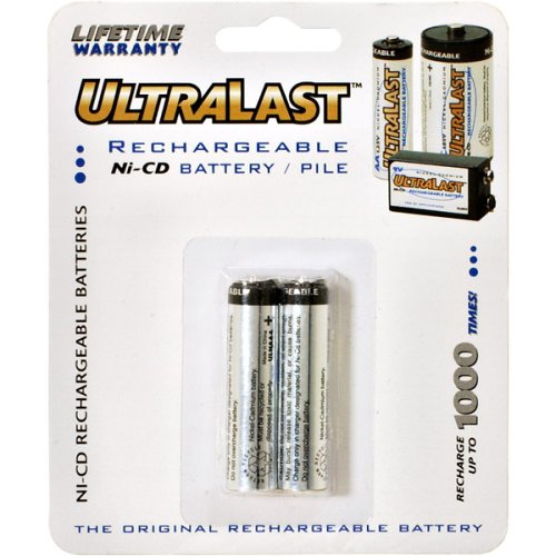 Again and Again ULN2AAA Rechargeable AAA NiCd Batteries (Again and Again ULN2AAA)
