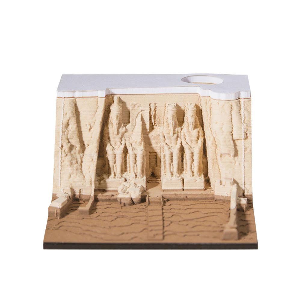 3D-Papierschnitzkalender mit Architekturmotiven