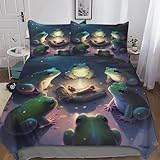 [Weicher Luxus-Bettbezug] Diese Bettbezüge sind sehr nützlich, schützen Ihre Bettdecke und sind sehr leicht zu zerlegen und zu reinigen. Hervorragende Ergänzung für jedes Schlafzimmer, Bett in einer Tasche, Bettwäsche, Bettbezüge. Wunderbare Geburtstagsgeschenkidee für Männer, Frauen, Mütter, Väter, Teenager, Mädchen, Jungen oder alle geliebten.