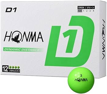 Amazon | 本間ゴルフ HONMA D1 ボール 2024年モデル BT2401 グリーン 1
