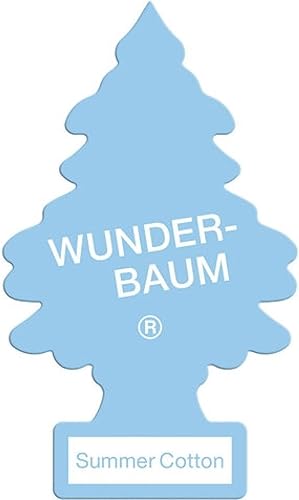 Wunderbaum Duftbaum Summer Cotton - Der Sommerduft 2017-24er Packung + 1 Duftbau