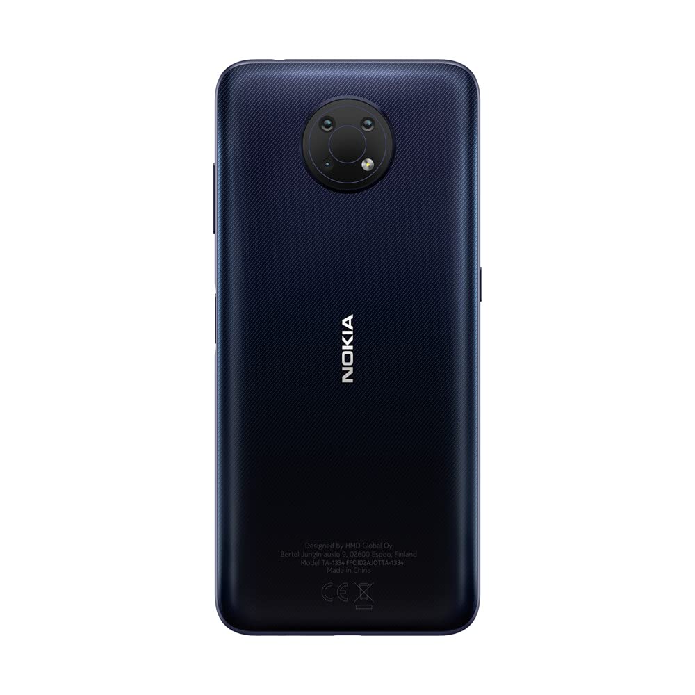 Nokia Smartfon G10 Skandynawski design, Dual-SIM, RAM 3 GB​, ROM 32 GB, czas pracy baterii do 3 dni, ulepszony wyświetlacz 6,5", potrójny aparat z trybami KI, Android 11 - Night