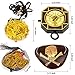 Pirate Treasure Play Set for Kids,Pirate Role-Play Toys,Pirate Costume kids Accessories with Pirate Mask,Gold Coins,Pirate Hook,Telescope, Sword,etc.