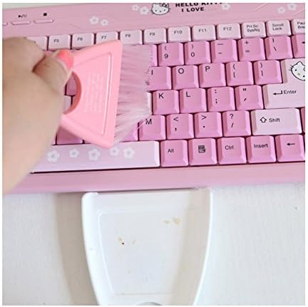 Evogue 3 color random send plastic mini brush and dustpan set sweep clean tool computer keyboard brush