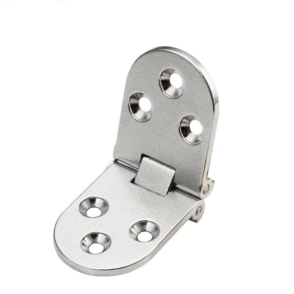 Scharnier für Tisch, Klapptisch, runde Kanten, 180 Grad, Klapptischscharniere für Schrank, Möbel, Küche, Schlafzimmer, Schrank, Hardware, 4 Stück (Weiß-Fruchtpfirsich5)