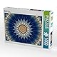CALVENDO Puzzle Mandala blau 1000 Teile Lege-Größe 64 x 48 cm Foto-Puzzle Bild von Christine Bässler