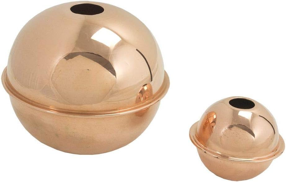 Magoo's Weathervane Copper Spacer Ball Set - Polished Finished - 2" & 4" Spacers