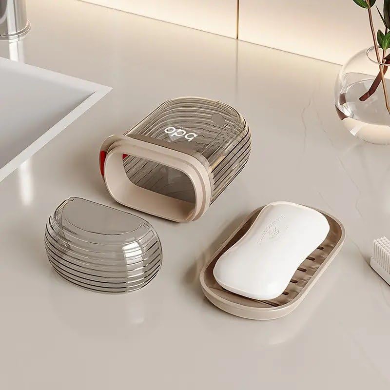YEKDA Leakproof Travel Soap Case Portable Transparent Waterproof Leakproof Travel Soap Box Case Holder Plastic Soap Case Box Holder Dish Container for Bathroom Outdoors Travel Home Use (Pack of 1) (B0DJBWDRX8) Amazon Price History, Amazon Price Tracker