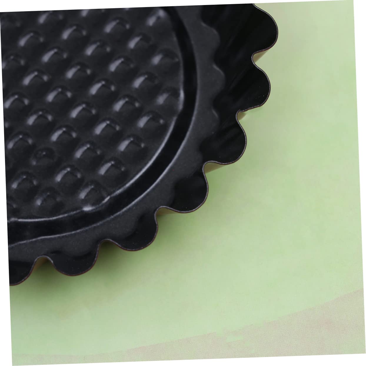 12 Moldes para Tartaletas de Acero al Carbono, Antiadherentes, Forma de Crisantemo, Desmoldado Fácil, para Hornear en Casa