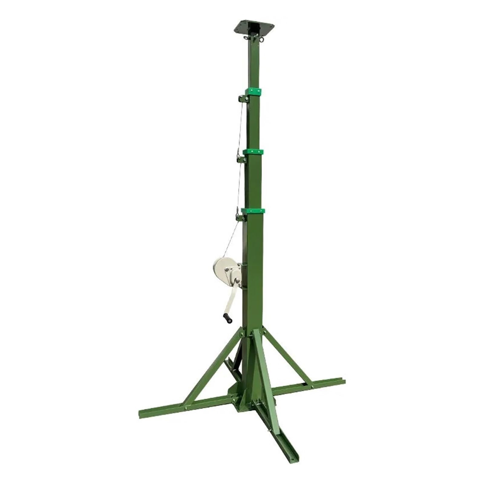 Hand Lift Self-Standing Pole Quadripod Monitoring Support Telescopic Mast, Telescoping Mast(Lifting 4 Meters pol)