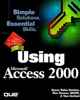 Paperback Using Microsoft Access 2000 (Using Series) Book