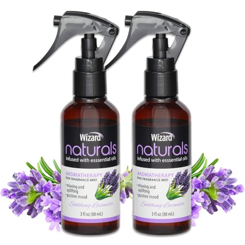 Lavender Essential Oil Therapeutic Spray - 2 Pack Fine Fragrance Mist with Aromatherapy Oil for Relaxing and Uplifting | 3 Oz Lavender Essential Oil Aromatherapy Room Spray