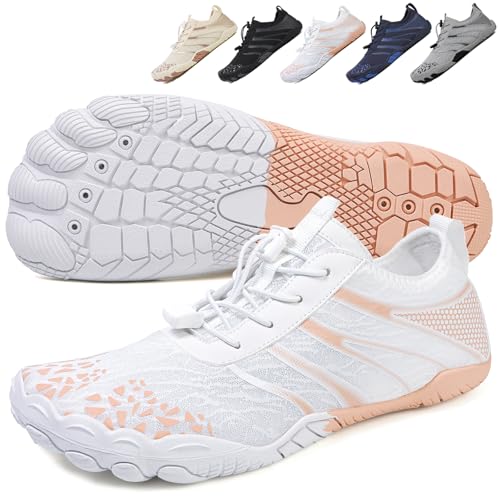 Image of Hike Barefoot Shoes Womens Men,Unisex Barefoot Water Shoes Breathable, Anti-Slip Hiking Footwear for Athletic Wide Toe Shoe Footwear for Hiking, Walking, Running, Yoga, and Water Sports