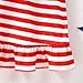 Little Girl American Flag Dress Girls Sleeveless Patriotic Independent Day Dresses Toddler Girl 4th of July Star Stripes Outfits Clothes 2-7T Blue and red Star stripes-1600-3T