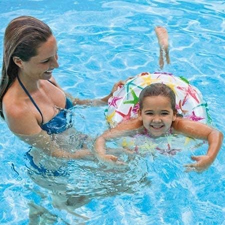 Image of K D Ages 3 to 8 Years Swimming Printed Safety Pool Ring Tube for Kids Boys and Girls Floating Beach Float Raft Water Swim 6-10 Year Adults, Toddlers, Accessories (Multi- Random Design) (Pack of 1)