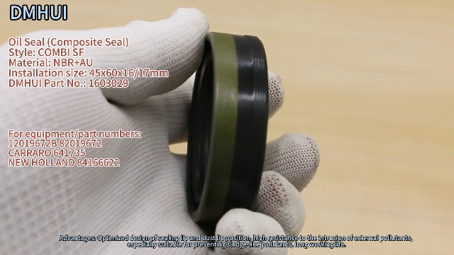 Amazon.com: Differential Oil Seal 45 x 60 x 16/17 mm COMBI SF Fits