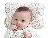 WelsLife Soft Hypoallergenic Baby Pillow Organic Cotton Cover Machine Washable (Bambi Pink)