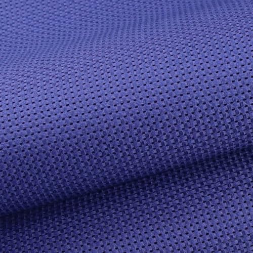 Image of KCS 59 inch x 1 Yard (93cmx149cm) 11ct Counted Cotton Aida Cloth Cross Stitch Fabric (Royal Blue)