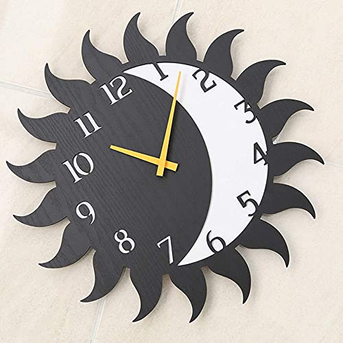 Horloge murale de salon silencieuse rétro et personnalisable