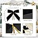 Artmag 24 Pcs Velvet Christmas Bows for Christmas Decoration, Wreath, Garland, Gift Wrapping, Wedding, Party, Twist Tie Bows for Home Decor (Width of 1