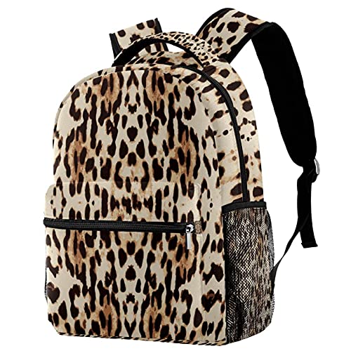 Mochila ligera de leopardo vintage ideal para tus rutas de camping y senderismo