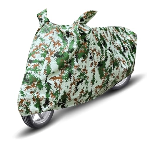 Image of Auto Hub Waterproof Bike Cover Compatible with Triumph Speed 400 Dustproof, UV Protection Two Wheeler Bike Speed 400 Cover - Forest