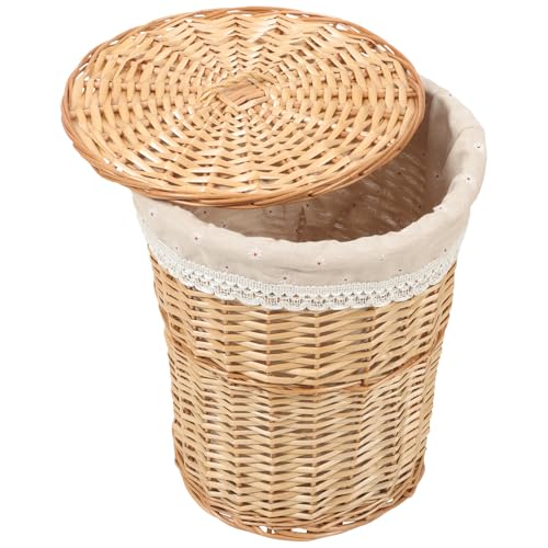 Panier à vêtements en osier tressé multifonctionnel et esthétique - 2