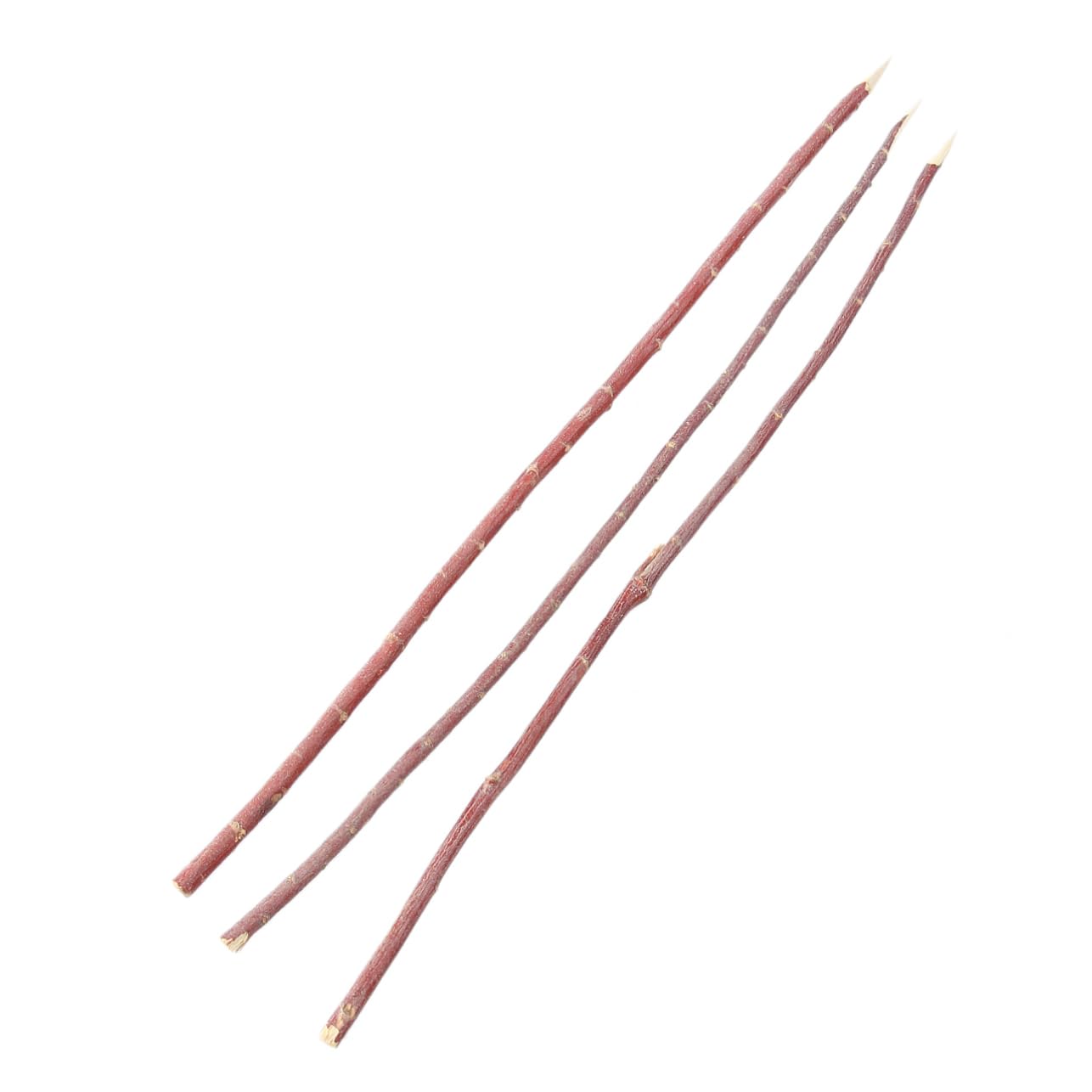 HEMOTON Tenedores de Barbacoa Utensilios Portátiles 100 de Madera Roja Prácticos y Cómodos para Carne Ideales para Barbacoa en Casa Aire Libre