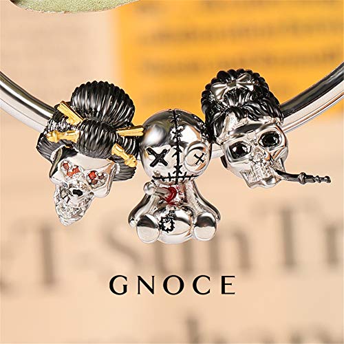 Image of GNOCE Cute Animal Collection Charms 925 Sterling Silver Pendant Dangle Bead Charm Fit for Bracelets and Necklaces, Hand-Finished Keepsake Jewelry Gift for Women, Girls, Mother, BBF