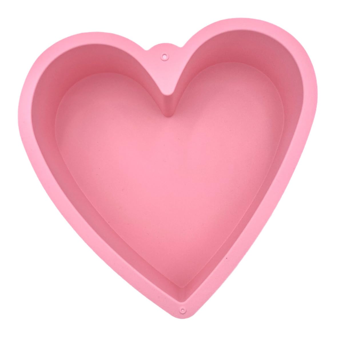 Molde de silicona para tartas con forma de corazón (9 pulgadas), bandeja para hornear para día romántico, fiesta de cumpleaños, día de San Valentín, para fondant, pastel, tarta; rosa; 7AF