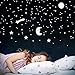 Wandkings Sonne, Mond und Sterne, 166 Sticker für Sternenhimmel, extra starke Leuchtkraft, Wandsticker Leuchtaufkleber, Fluoreszierend und im Dunkeln leuchtend