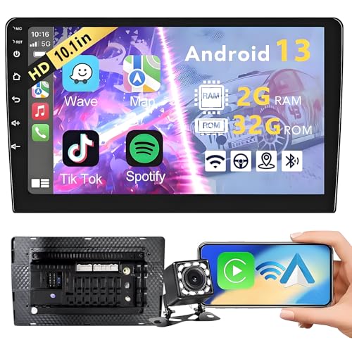 Reviews de pioneer de pantalla para comprar hoy. 46 Autoestereos para Carro 10.1', 2+32GB, 2DIN, Pantalla para Auto, Compatible con CarPlay y Android Auto, Android 13, Mirror Link, Cámara de Marcha Atrás, GPS, LPS, Bluetooth, WiFi