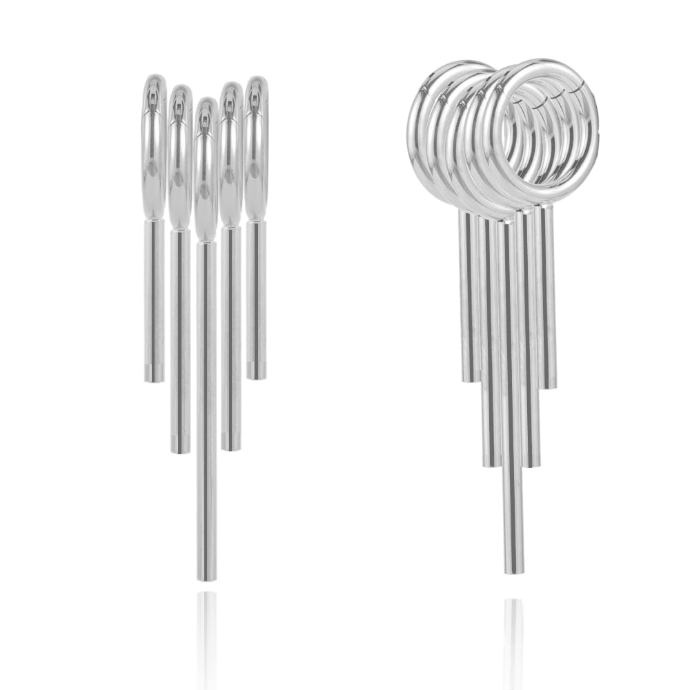 Dilatatori Per Orecchio In Acciaio Inossidabile - Tunnel Per Orecchio 1 Paia, Body Jewelry Per Uomini E Donne - Foto 5