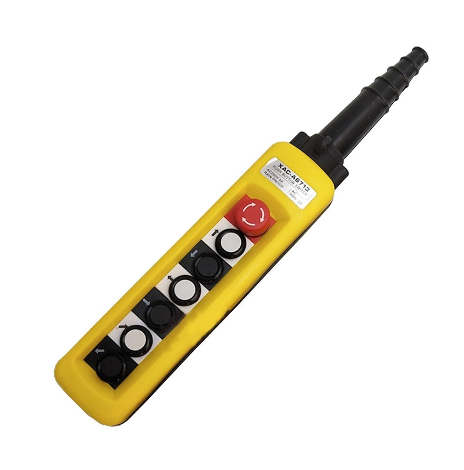 BKGWCSOR XAC-A6713 Rainproof Industrial Crane Hoist Control Push Button Switches 7 Buttons 250V 5A 500V 2A Switches
