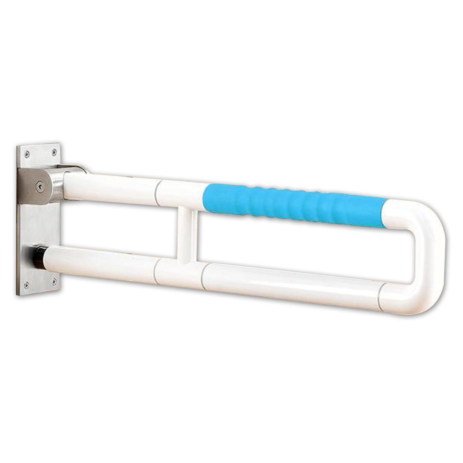 Barre d'appui en acier inox murale wc handicapé et personne âgée 60cm